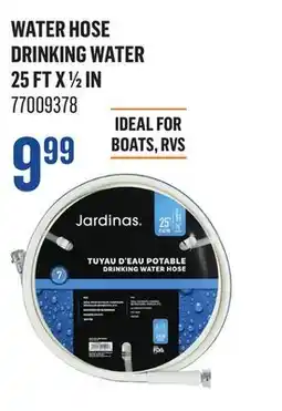 Canac Water Hose Drinking Water 25 ft x 1/2 in offer