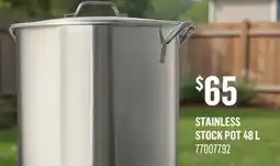 Canac Stainless Stock Pot 48L offer