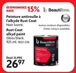 Home Hardware Rust Coat alkyd paint offer