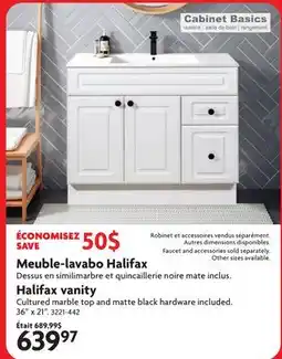Home Hardware Halifax vanity offer