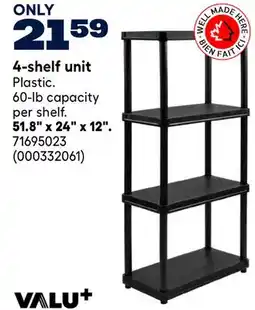RONA VALU+ 51.8 x 24 x 12 4-shelf unit offer