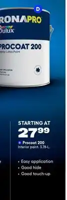 RONA RONAPRO Procoat 200 Interior paint offer
