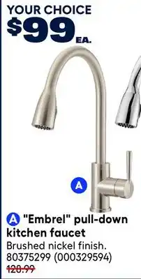 RONA Embrel pull-down kitchen faucet offer