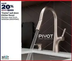 RONA Pfister Ceylon pull-down kitchen faucet offer