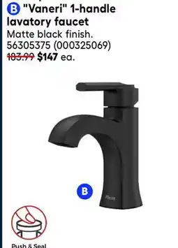 RONA Vaneri 1-handle lavatory faucet offer