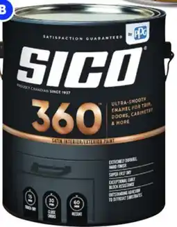 RONA All sizes of SICO Specialty, Classic and 360 paint offer
