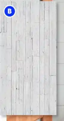 RONA All MUR DESIGN 4' x 8' wall panels, Wood look, white offer