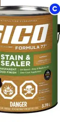 RONA SICO exterior stain 3.78-L offer