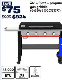 RONA 36 Slate propane gas griddle offer