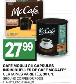 L'Intermarché CAFÉ MOULU OU CAPSULES INDIVIDUELLES DE CAFÉ | GROUND COFFEE OR PODS, 30 UN offer