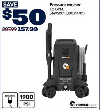 RONA PowerPlay Pressure washer offer