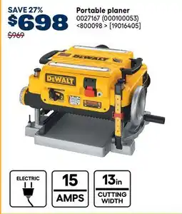 RONA Portable Planer offer