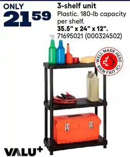RONA VALU+ 3-shelf unit, 35.5 x 24 x 12 offer
