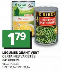 L'Intermarché LÉGUMES | VEGETABLES, 341/398 ML offer