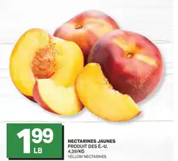 L'Intermarché NECTARINES JAUNES | YELLOW NECTARINES offer