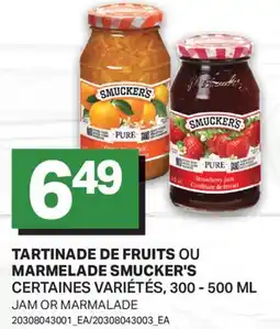 L'Intermarché TARTINADE DE FRUITS OU MARMELADE |JAM OR MARMALADE offer