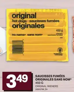 L'Intermarché SAUCISSES FUMÉES ORIGINALES | ORIGINAL WIENERS offer