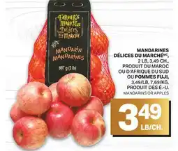 L'Intermarché MANDARINES 2 LB OU POMMES FUJI | MANDARINS OR APPLES offer