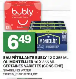L'Intermarché EAU PÉTILLANTE 12 X 355 ML OU 10 X 355 ML | SPARKLING WATER offer