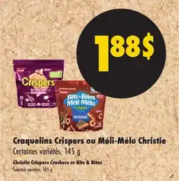 L'Intermarché CRAQUELINS CRISPERS OU MÉLI-MÉLO | CRISPERS CRACKERS OR BITS & BITES offer