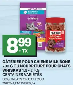 L'Intermarché GÂTERIES POUR CHIENS 708 G OU NOURRITURE POUR CHATS 1,5 - 2 KG | DOG TREATS OR CAT FOOD offer