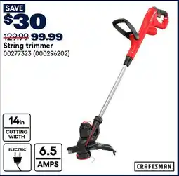 RONA Craftsman String trimmer offer
