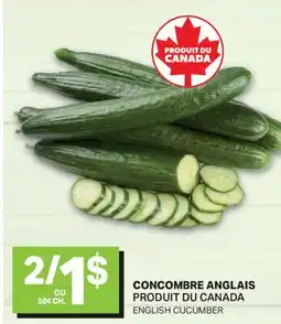 L'Intermarché CONCOMBRE ANGLAIS | ENGLISH CUCUMBER offer