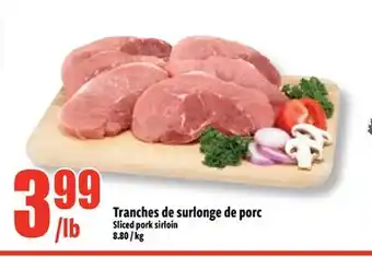 Bonanza Tranches de surlonge de porc offer