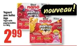 Bonanza Yogourt avec bulles iögo offer