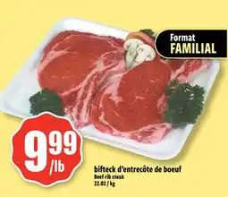 Bonanza Bifteck d'entrecôte de boeuf offer