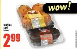 Bonanza Muffins Sani offer