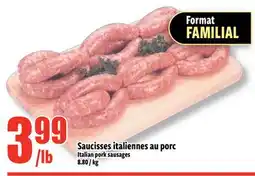 Bonanza Saucisses italiennes au porc offer