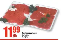Bonanza Escalopes de bœuf offer