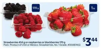 Walmart Strawberries, raspberries or blackberries offer