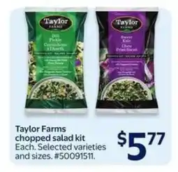 Walmart Taylor Farms Chopped Salad Kit offer