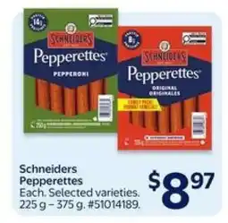Walmart Schneiders Pepperettes offer