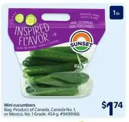 Walmart MINI CUCUMBERS offer