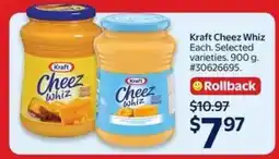 Walmart Kraft Cheez Whiz offer