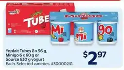 Walmart Yoplait Tubes, Minigo, or Source Yogurt offer