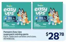 Walmart PAMPERS EASY UPS offer