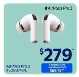Walmart AirPods Pro 3 offer