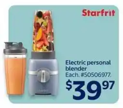 Walmart Starfrit Electric Personal Blender offer