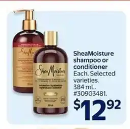 Walmart SheaMoisture Shampoo or Conditioner offer