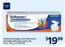 Walmart Voltaren Emulgel Joint Pain extra strength offer