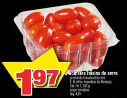Super C TOMATES RAISINS DE SERRE offer