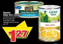 Super C légumes Geant Vert, LeSieur offer