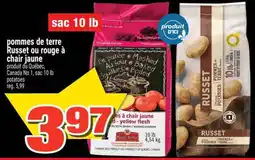Super C pommes de terre Russet ou rouge à chair jaune offer