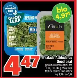 Super C salade Attitude ou Good Leaf offer