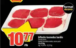 Super C biftecks tournedos bardés offer