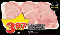 Super C CÔTELETTES DE PORC FRAIS offer